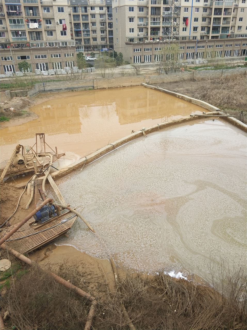 中和镇沉淀池淤泥清理-厂区废水池淤泥清淤
